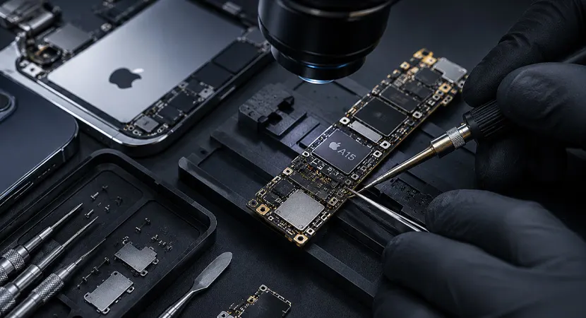 Reparo de placa celular